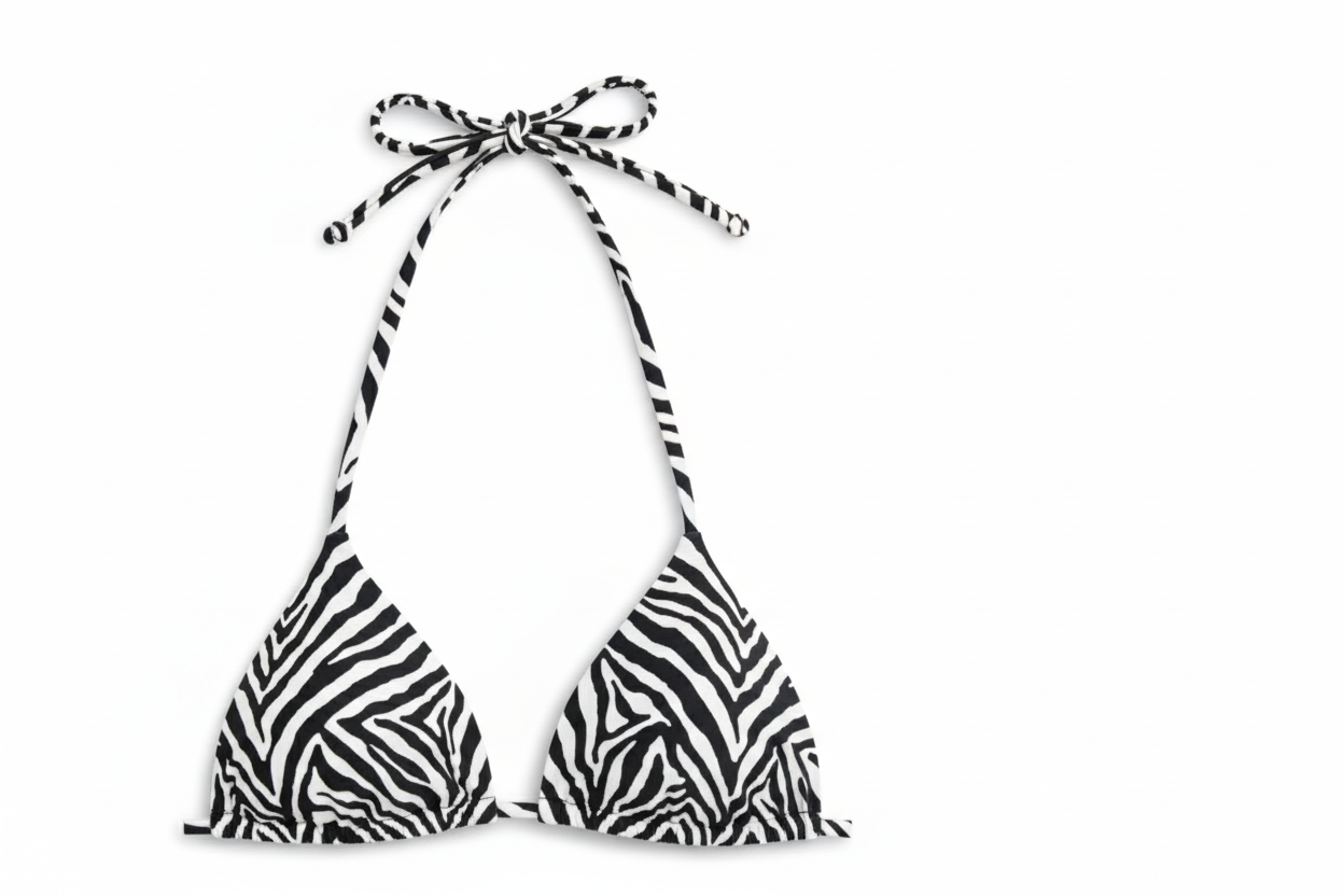 Sagia Bikini Top - Zebra