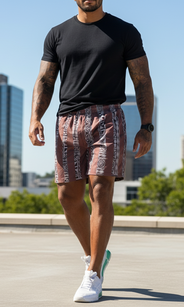 Oceania Shorts - Maroon